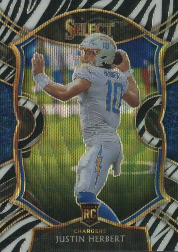 2020 Panini Select Justin Herbert #44 Football Card