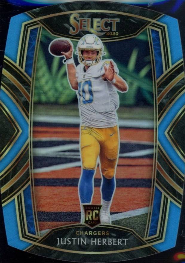 2020 Panini Select Justin Herbert #244 Football Card