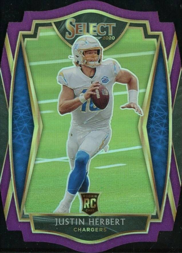 2020 Panini Select Justin Herbert #144 Football Card