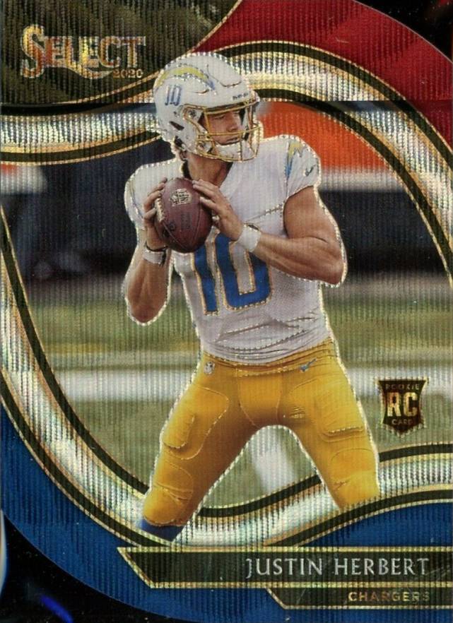 2020 Panini Select Justin Herbert #344 Football Card