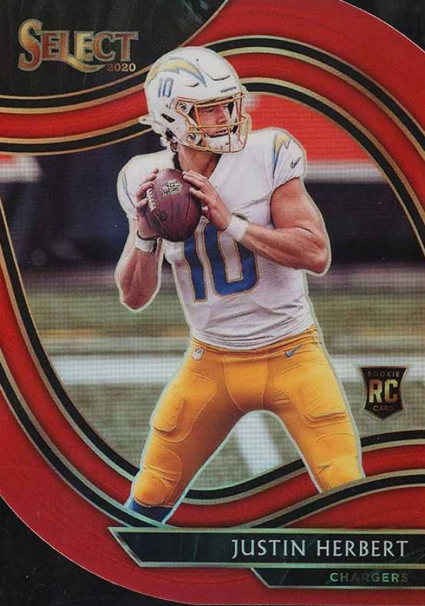 2020 Panini Select Justin Herbert #344 Football Card