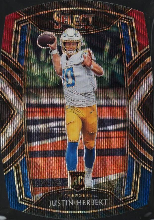 2020 Panini Select Justin Herbert #244 Football Card