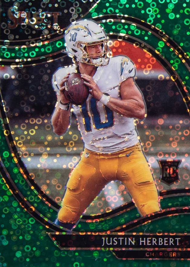 2020 Panini Select Justin Herbert #344 Football Card