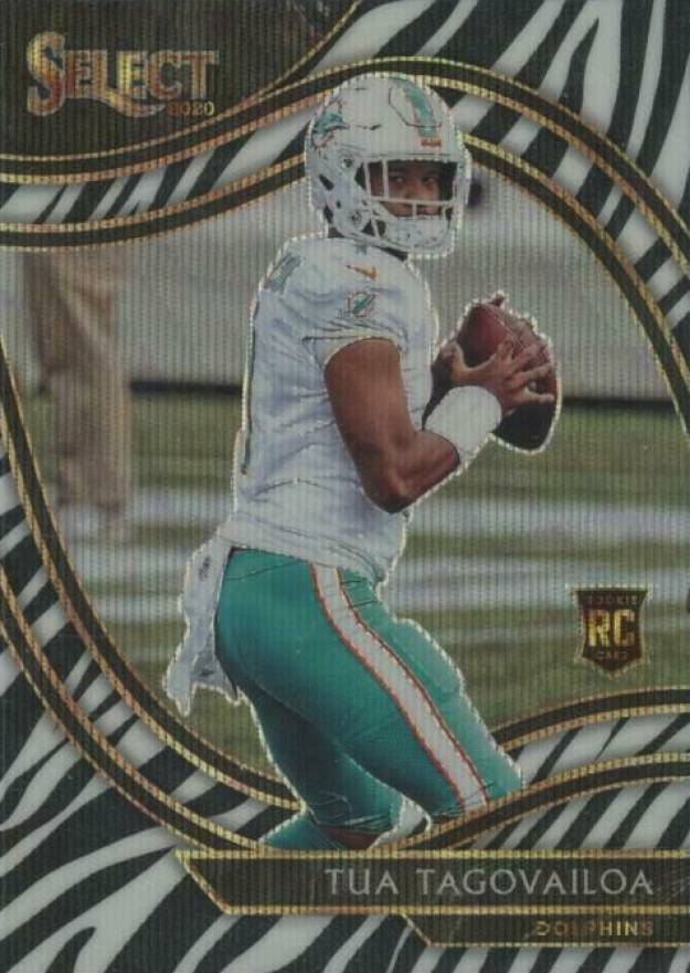 2020 Panini Select Tua Tagovailoa #345 Football Card