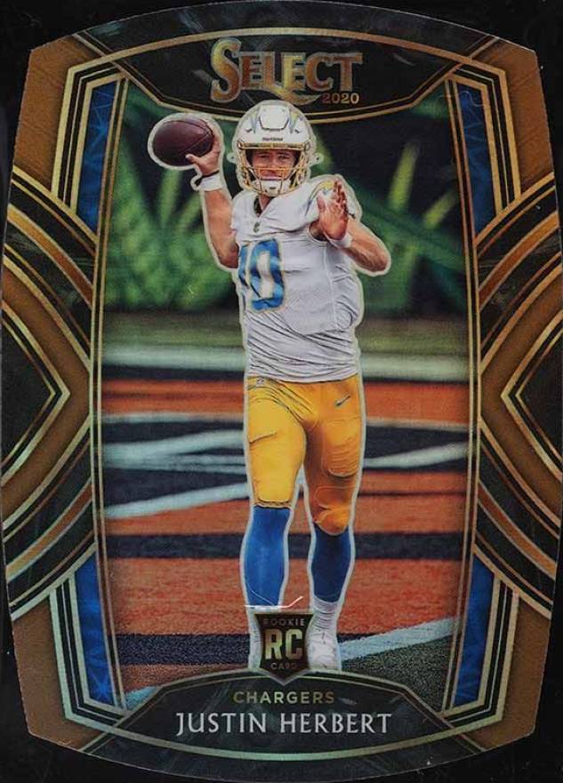 2020 Panini Select Justin Herbert #244 Football Card