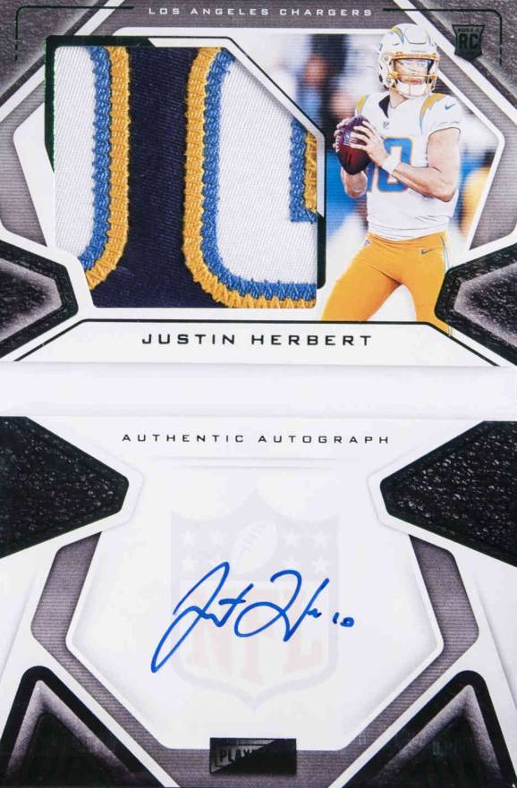 2020 Panini Playbook Justin Herbert #203 Football Card