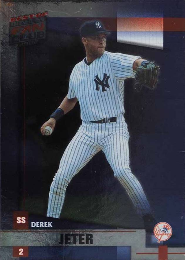 2002 Donruss Best of Fan Club Derek Jeter #5 Baseball Card