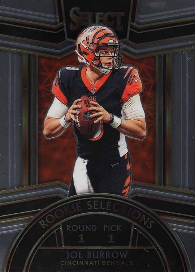 2020 Panini Select Rookie Selections Joe Burrow #RS1 Football Card