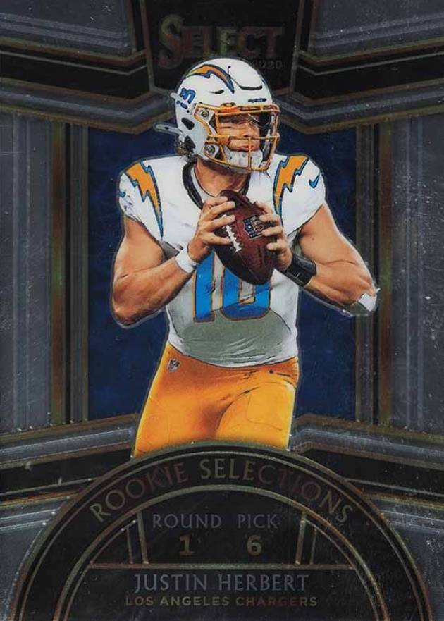 2020 Panini Select Rookie Selections Justin Herbert #RS4 Football Card