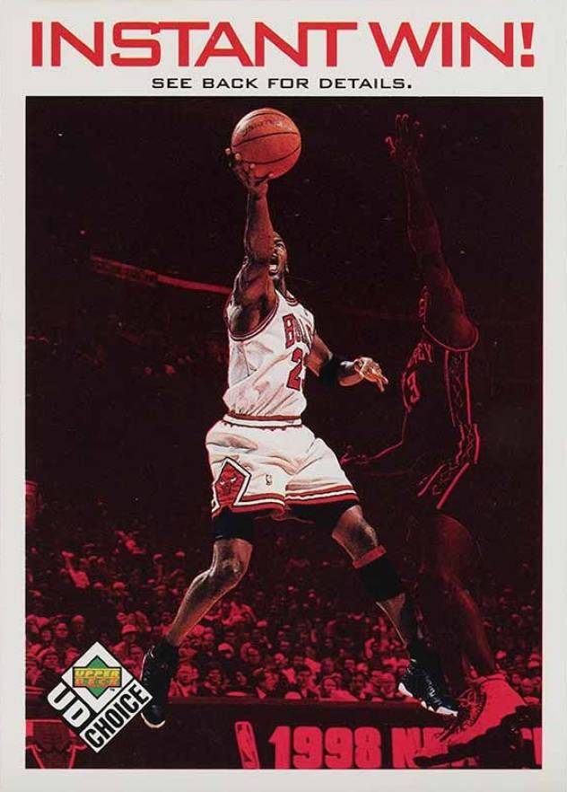 1998 Upper Deck Choice Instant Win Michael Jordan #IW2 Basketball Card