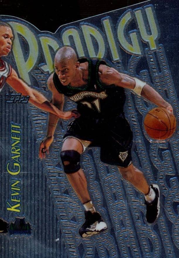 1999 Topps Prodigy Kevin Garnett #PR3 Basketball Card