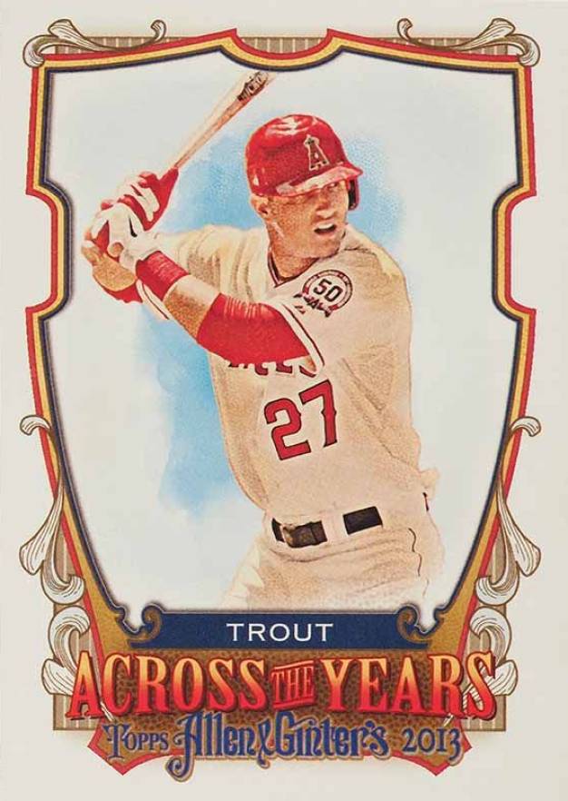 2013 Topps Allen & Ginter Across the Years Mike Trout #ATYMT Baseball Card