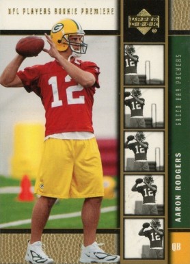 2005 Upper Deck Rookie Premiere Aaron Rodgers #16 Football Card