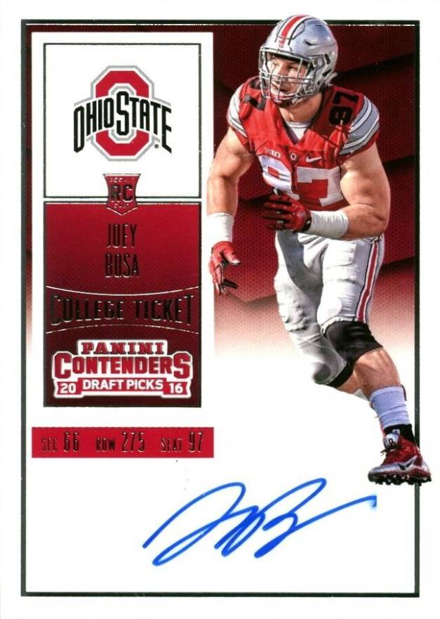 2016 Panini Contenders Draft Picks Joey Bosa #101 Football Card