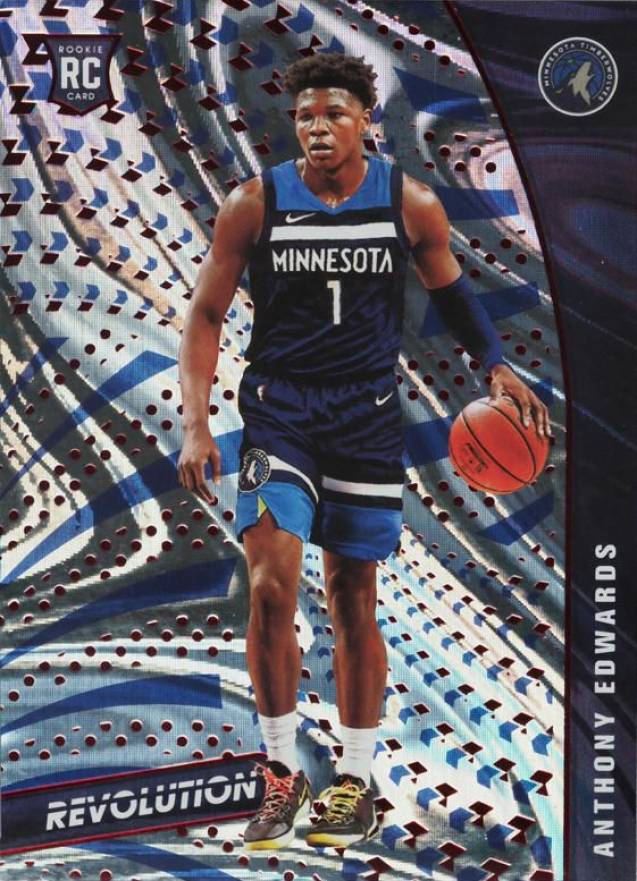 2020 Panini Revolution Anthony Edwards #125 Basketball Card