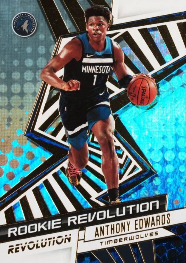 2020 Panini Revolution Rookie Revolution Anthony Edwards #6 Basketball Card