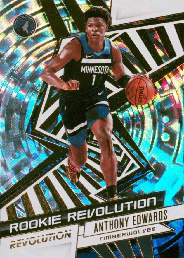 2020 Panini Revolution Rookie Revolution Anthony Edwards #6 Basketball Card