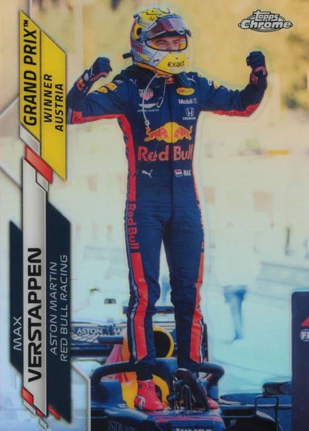 2020 Topps Chrome Formula 1 Max Verstappen #141 Other Sports Card