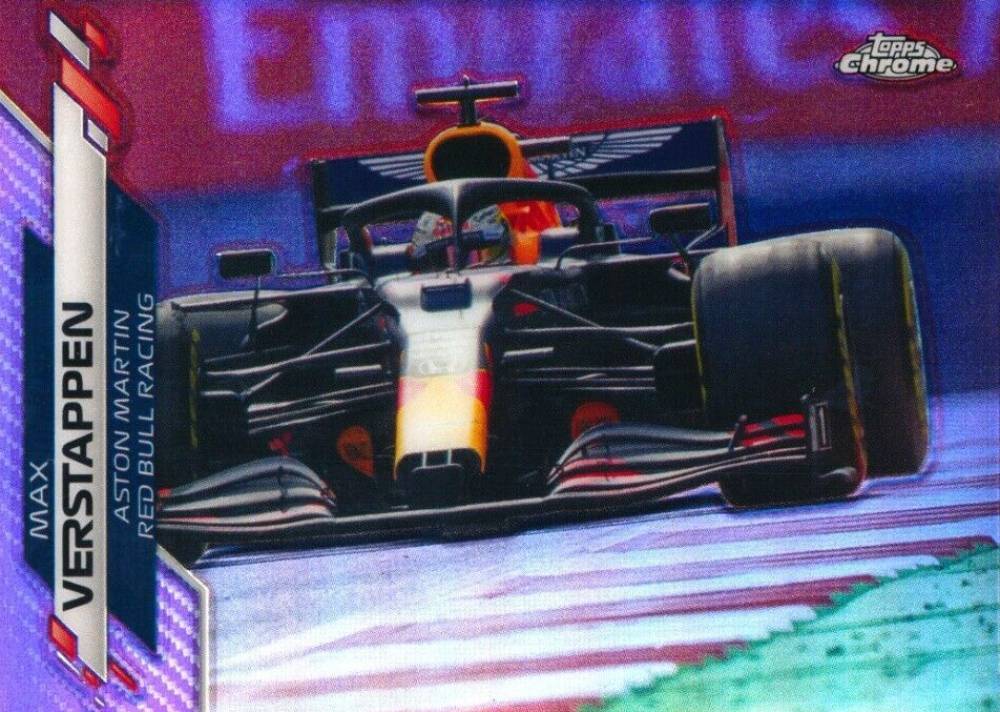 2020 Topps Chrome Formula 1 Max Verstappen #26 Other Sports Card