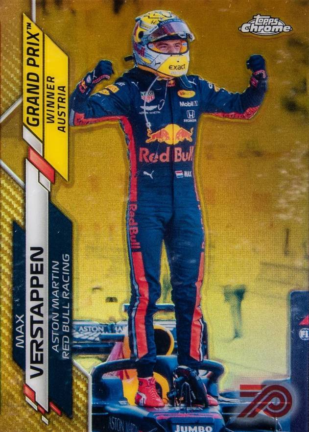 2020 Topps Chrome Formula 1 Max Verstappen #141 Other Sports Card