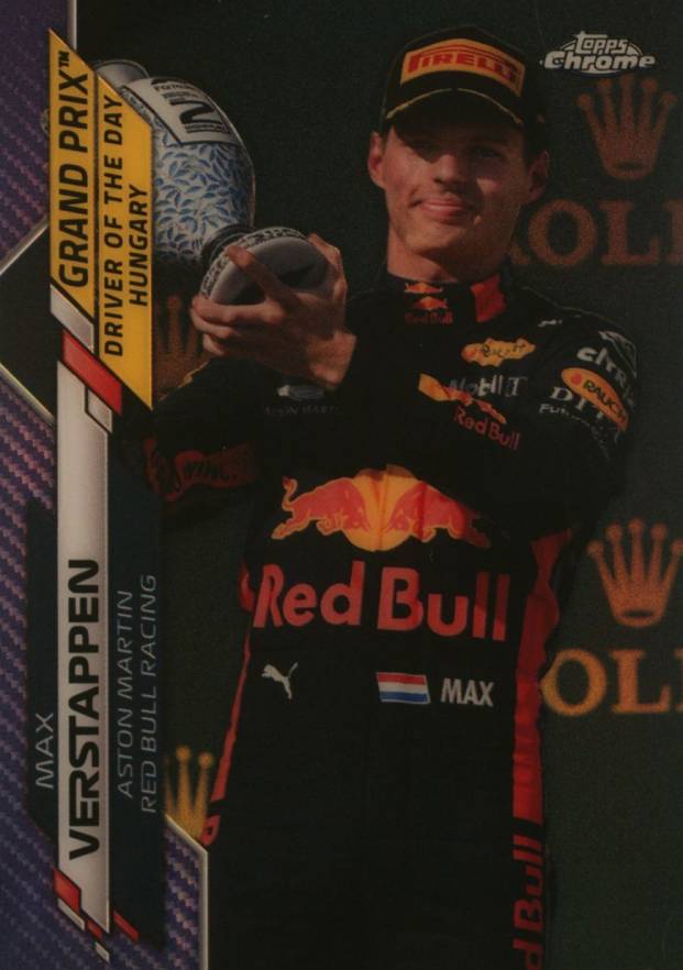 2020 Topps Chrome Formula 1 Max Verstappen #165 Other Sports Card