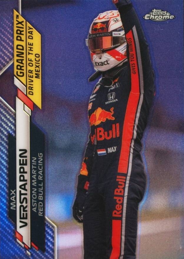 2020 Topps Chrome Formula 1 Max Verstappen #171 Other Sports Card