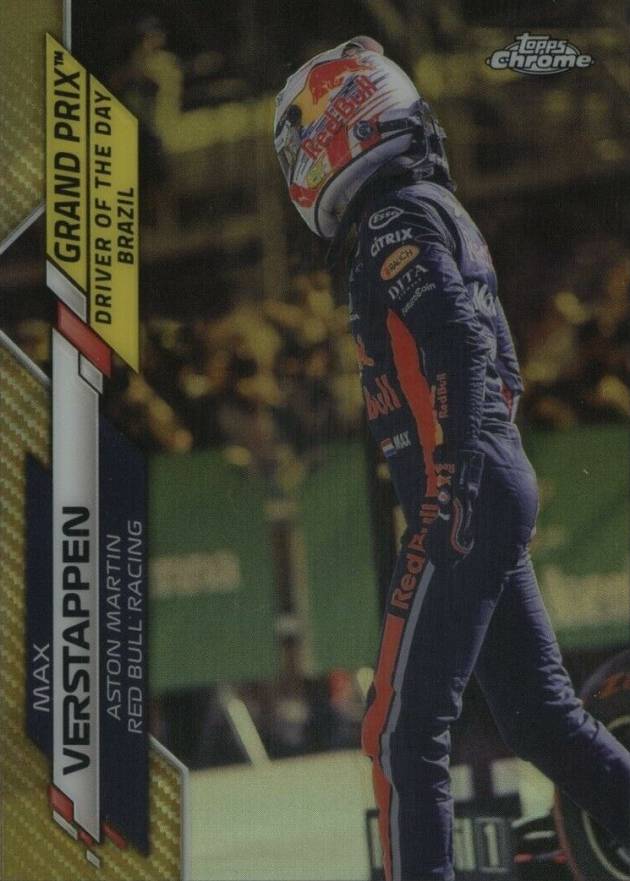 2020 Topps Chrome Formula 1 Max Verstappen #173 Other Sports Card