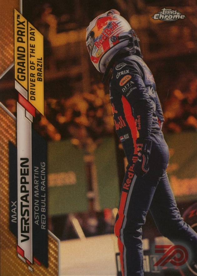 2020 Topps Chrome Formula 1 Max Verstappen #173 Other Sports Card