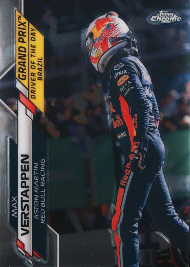 2020 Topps Chrome Formula 1 Max Verstappen #173 Other Sports Card