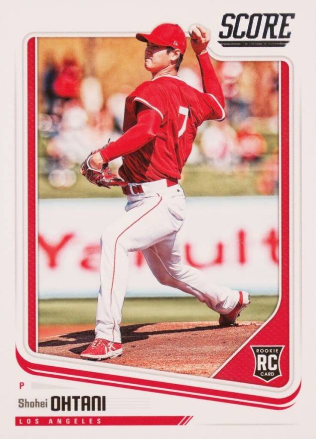 2018 Panini Chronicles Score Shohei Ohtani #16 Baseball Card