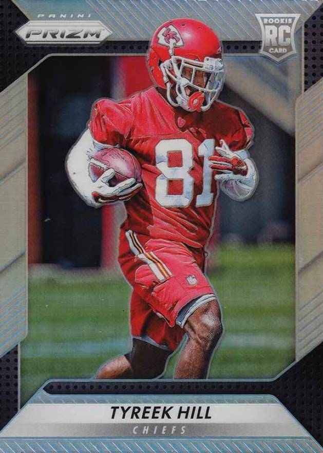 2016 Panini Prizm  Tyreek Hill #296 Football Card