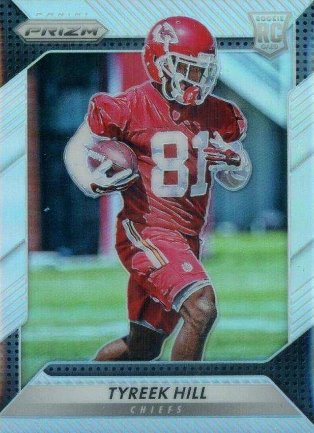 2016 Panini Prizm  Tyreek Hill #296 Football Card