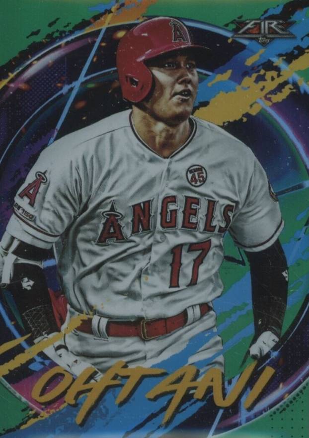 2020 Topps Fire Shohei Ohtani #49 Baseball Card