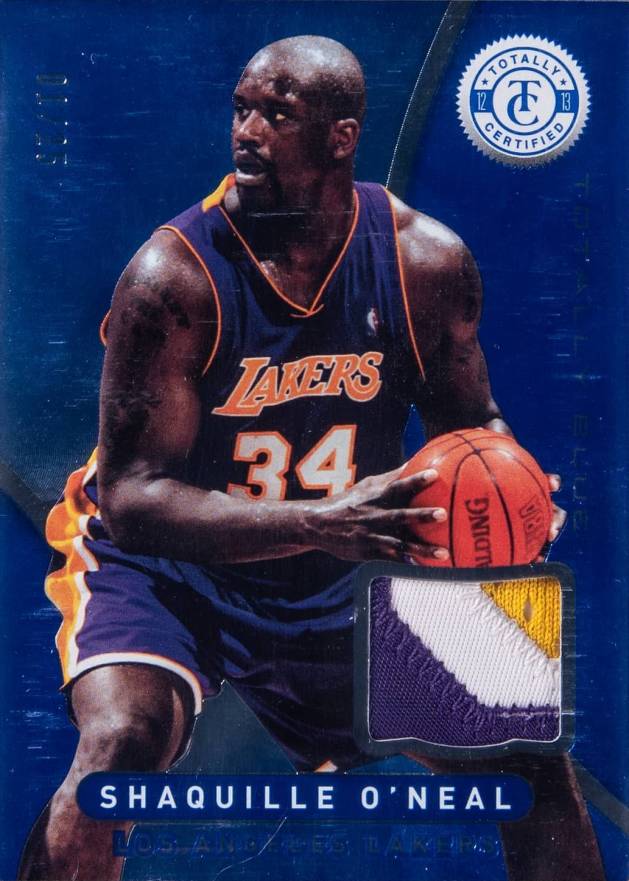 2012 Panini Totally Certified Materials Shaquille O'Neal #46 Basketball Card