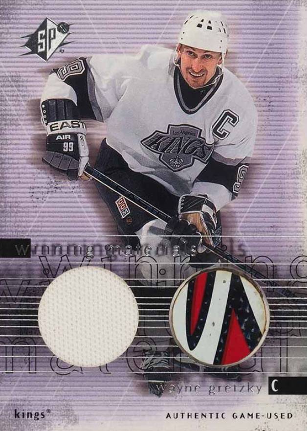 2000 SPx Winning Materials Wayne Gretzky #w-gr Hockey Card