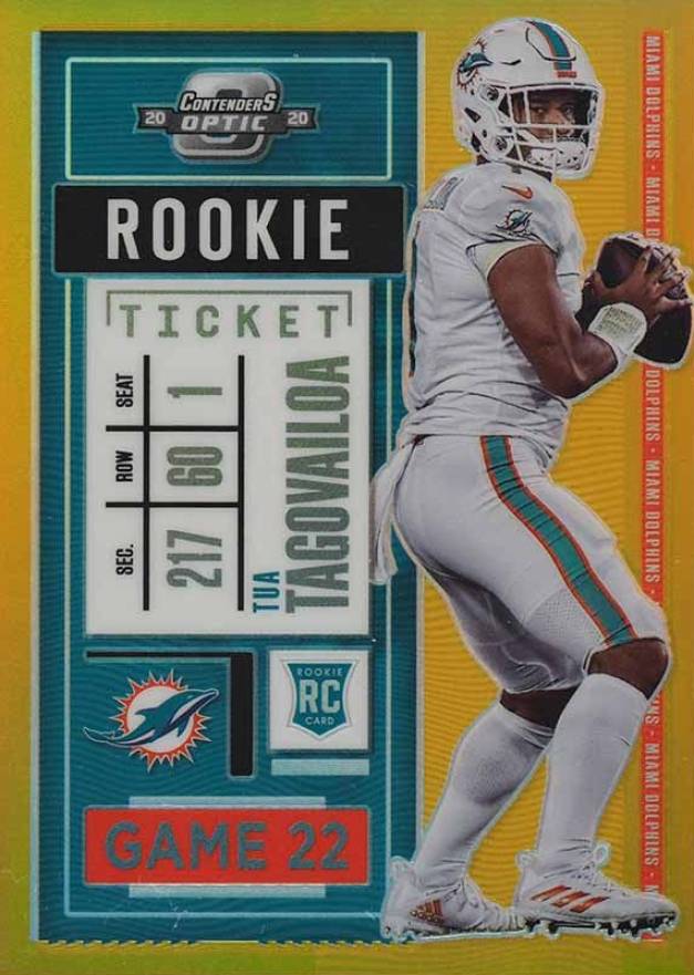 2020 Panini Contenders Optic Tua Tagovailoa #93 Football Card