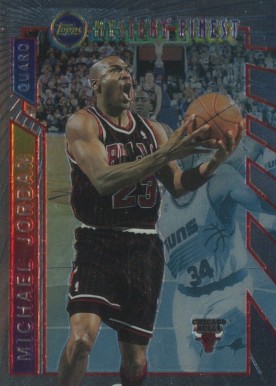 1996 Topps Mystery Finest  Michael Jordan #M14 Basketball Card