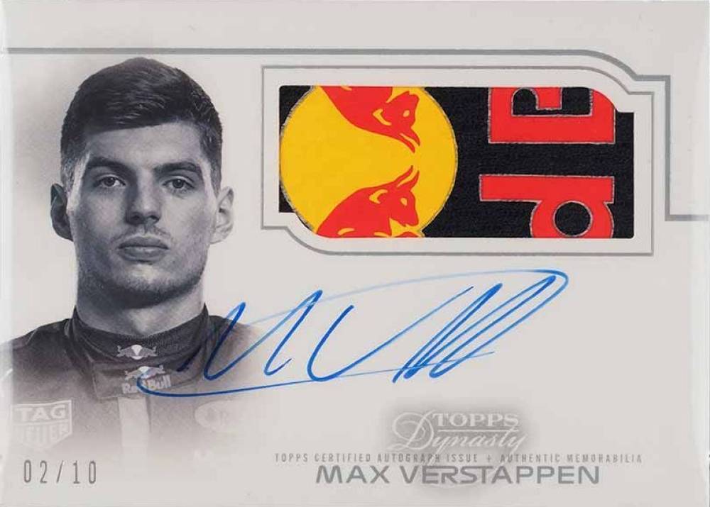 2020 Topps Dynasty Formula 1 Autographed Glove Relic Max Verstappen #AFPMV Other Sports Card