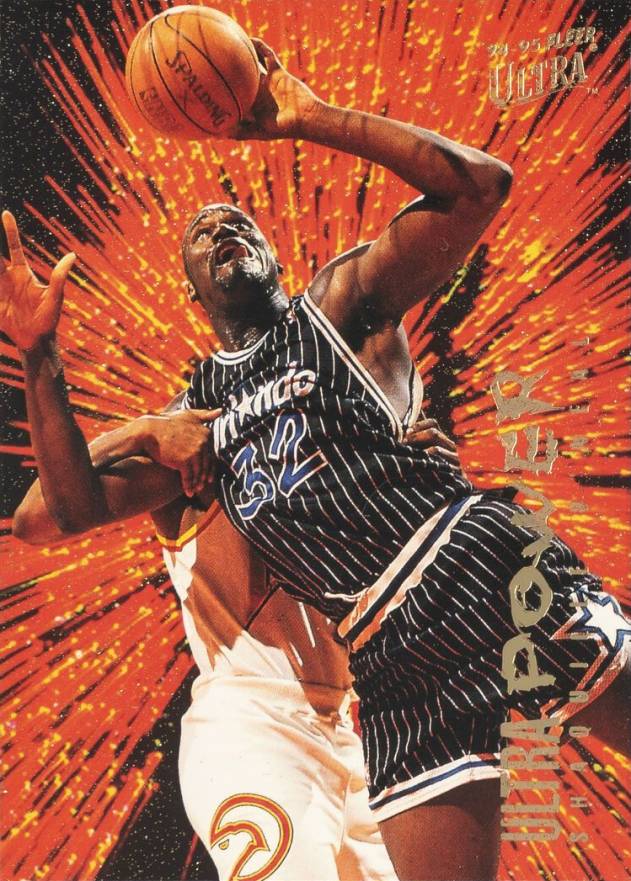 1994 Ultra Power Shaquille O'Neal #8 Basketball Card