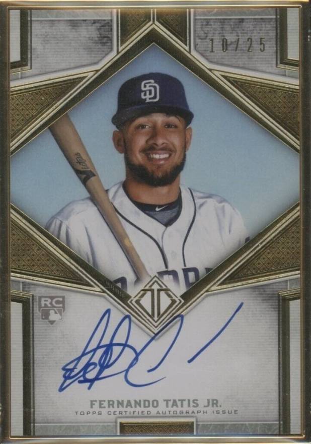 2019 Topps Transcendent Framed Transcendent Autographs Fernando Tatis Jr. #FTJ Baseball Card