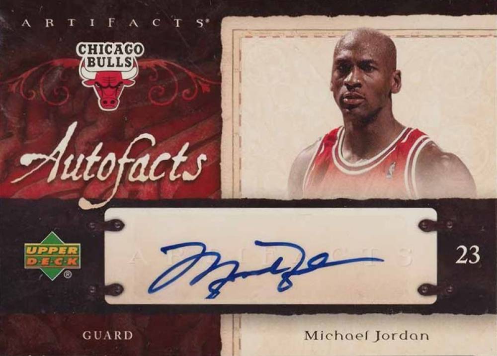 2007 Upper Deck Artifacts Autofacts Michael Jordan #AF-MJ Basketball Card