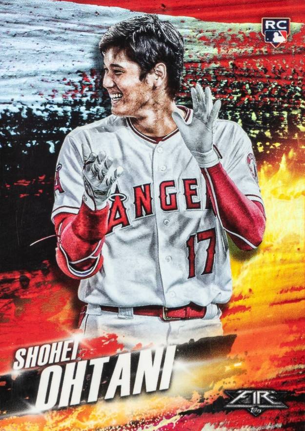 2018 Topps Fire Hot Starts Shohei Ohtani #HS-1 Baseball Card