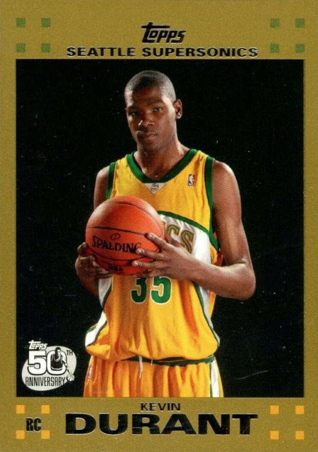 2007 Topps Kevin Durant #112 Basketball Card