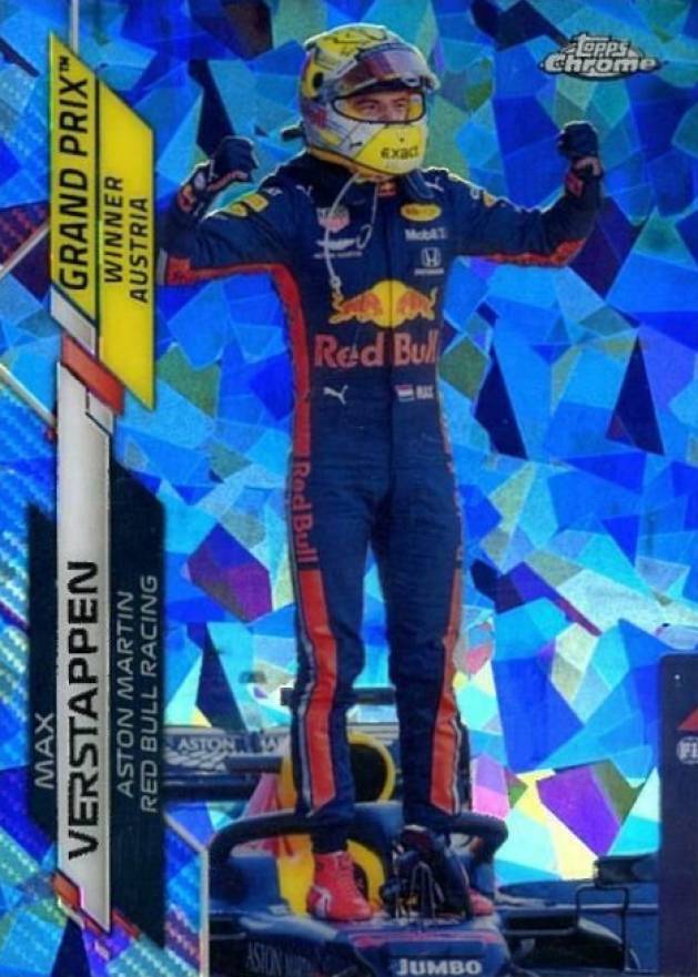 2020 Topps Chrome Formula 1 Sapphire Edition Max Verstappen #141 Other Sports Card