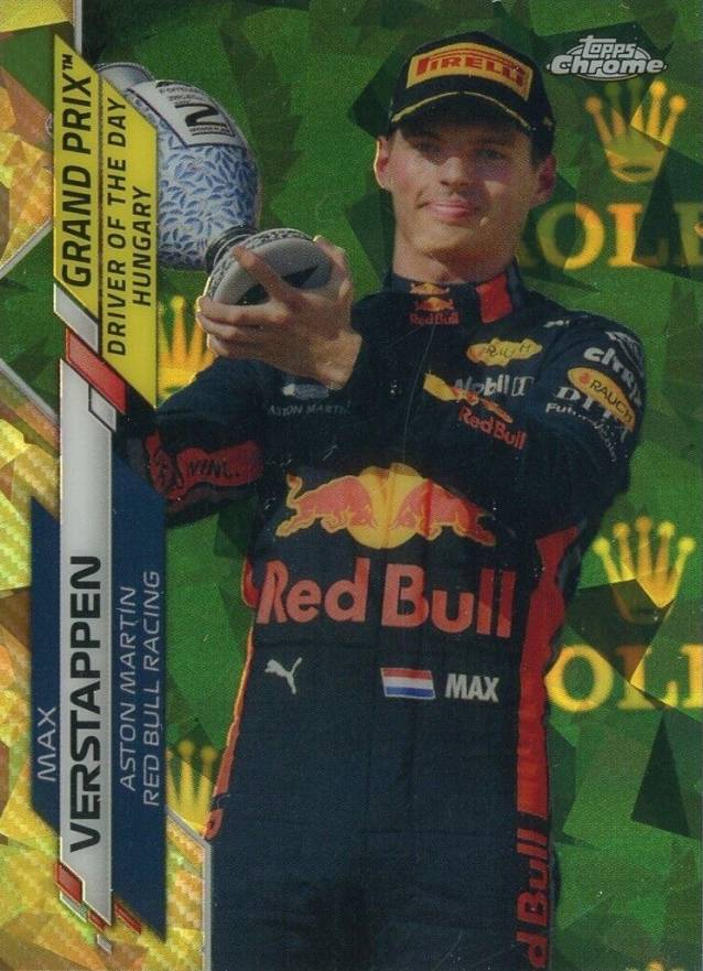 2020 Topps Chrome Formula 1 Sapphire Edition Max Verstappen #165 Other Sports Card