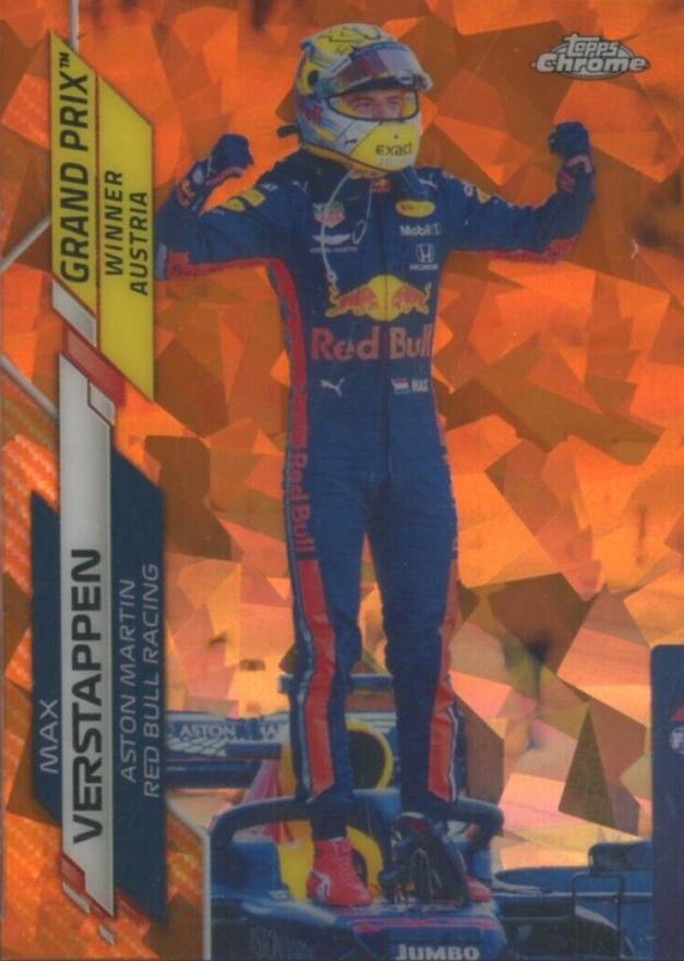 2020 Topps Chrome Formula 1 Sapphire Edition Max Verstappen #141 Other Sports Card