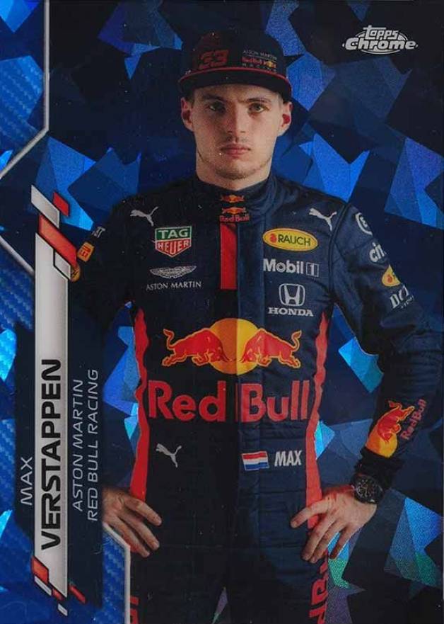 2020 Topps Chrome Formula 1 Sapphire Edition Max Verstappen #6 Other Sports Card