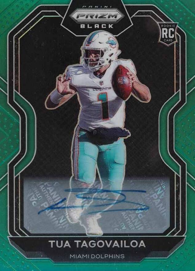 2020 Panini Chronicles Prizm Black Tua Tagovailoa #PB2 Football Card