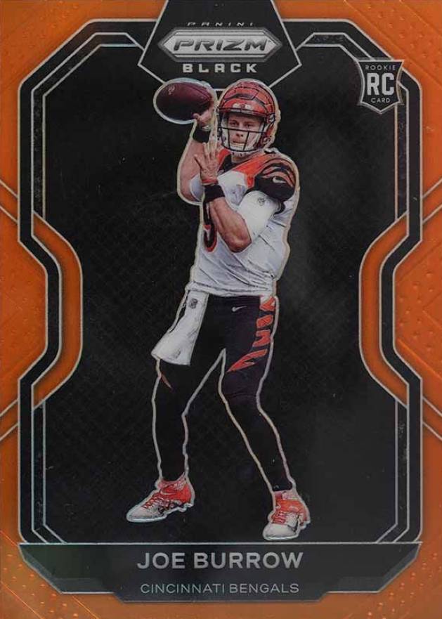 2020 Panini Chronicles Prizm Black Joe Burrow #PB1 Football Card