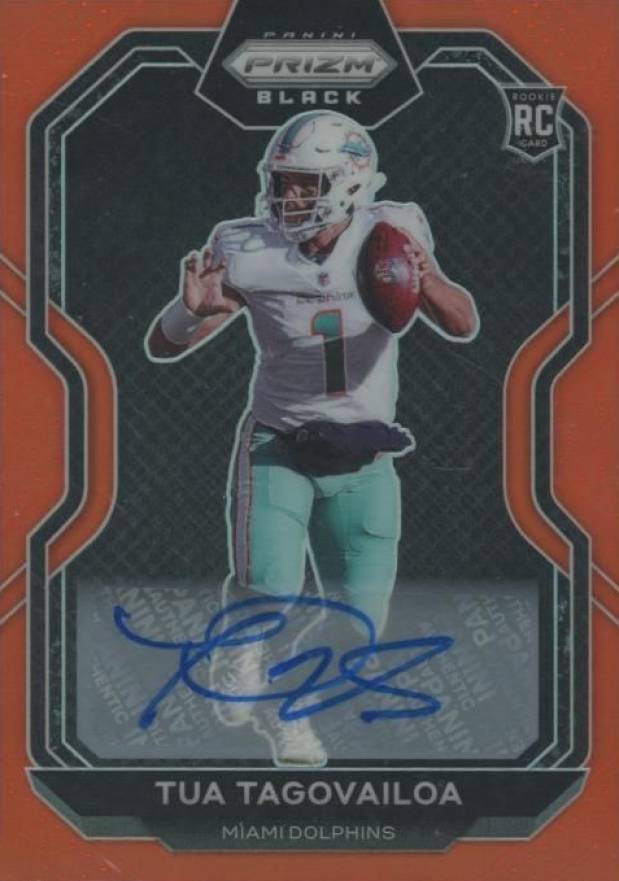 2020 Panini Chronicles Prizm Black Tua Tagovailoa #PB2 Football Card